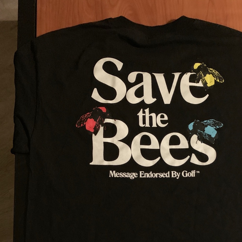 Golf le fleur shirt (save the bees)